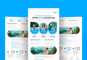 Travel Agency Email Newsletter Template