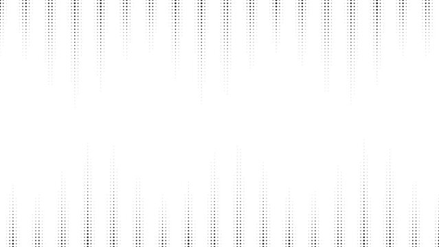 Abstract halftone dot pattern texture in black and white colors