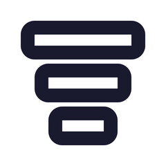 Fototapeta premium Deep Learning Layered Structure Line Icon