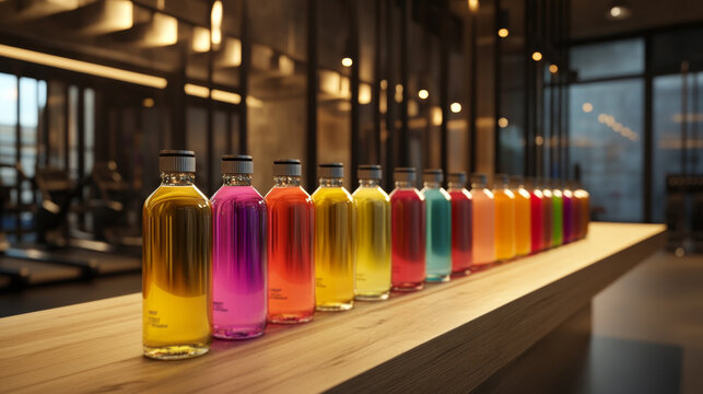 Vibrant Bottled Beverages in a Variety of Colors &ndash; Refreshing Soft Drinks and Energy Drinks