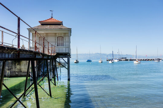 Badehaus in Wasserburg am Bodensee