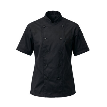 Chef coat uniform clothing isolated on a transparent background for culinary professionals and restaurant service staff in high quality photography