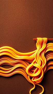 Wavy noodle design with textured ramen background, noodle, ||pasta