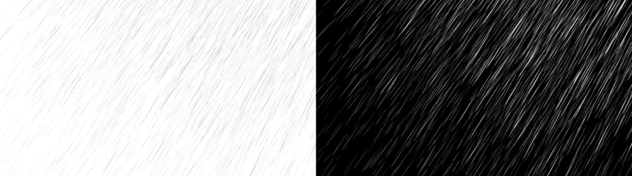Heavy rain streaks falling diagonally across the frame available in PNG, Transparent and Black Background Versions for designs