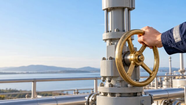 Manual Control of an Industrial Valve with Scenic Natural Background for Operational Insights and Fallback Strategies in AI-Driven Systems