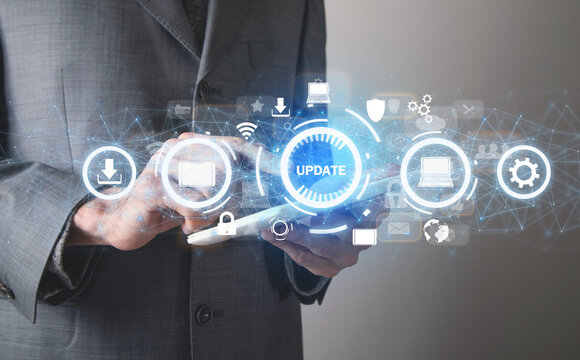 Update Program. Business, Technology, Internet concept