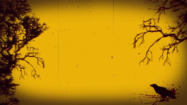 Frightening halloween skeleton hands skulls and smoke create dramatic Holiday horror with Space for text Text area Pumpkin Frame Border Sale For advertising commercial overlay