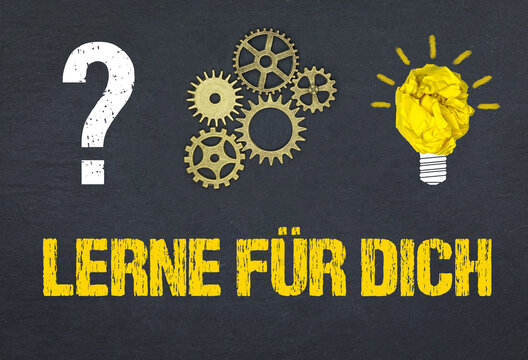 Lerne f&uuml;r dich	
