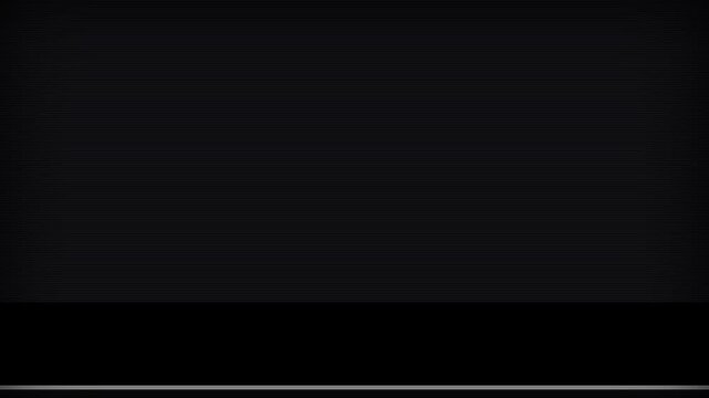 Retro tv screen showing horizontal scanlines and static noise