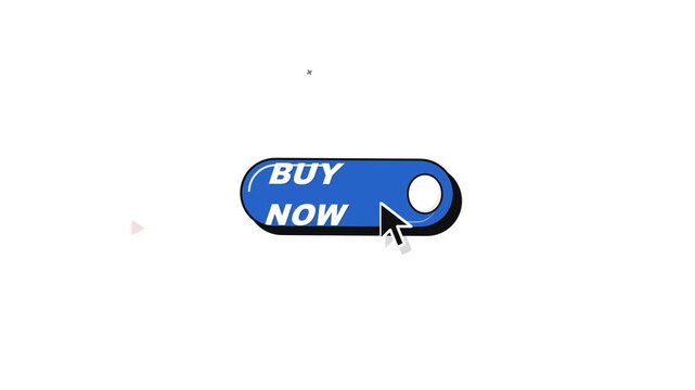Clicking a blue button that says Buy Now with a cursor