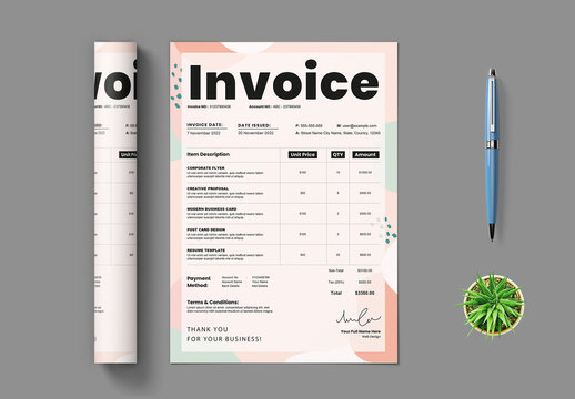 Invoice Design Layout