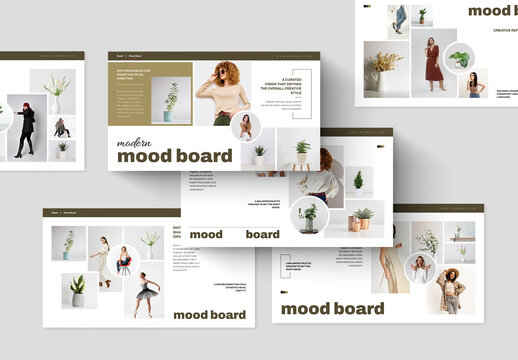 Modern Mood Board Presentation Template
