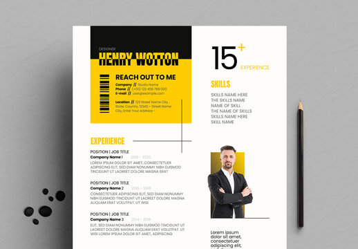 Professional Resume CV Template