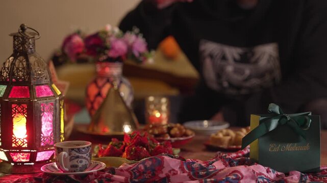 Ramadan Iftar Meal with Muslim Man
