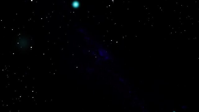 Nebula animation displays deep cosmic dust and distant planets. Astronomical space exploration sequences showcase active nebula animation. Galactic documentaries use nebula.