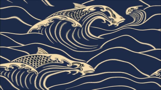 motion graphic background  minimalist seamless pattern