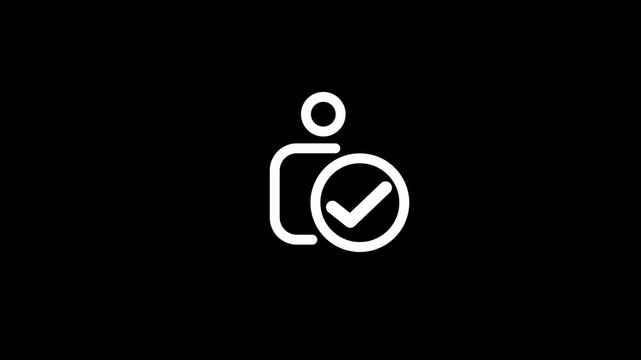 User Profile verified icon animation