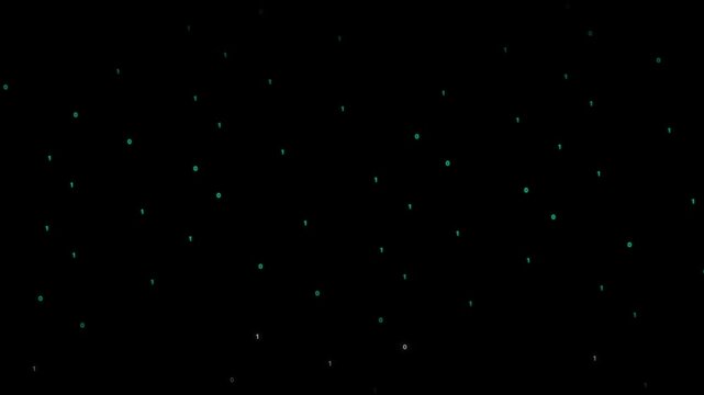 4K Matrix Disintegration Embers Visual Effects Fluid Motion Graphic Loop