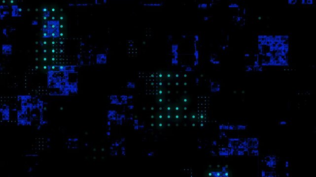 Circuit board animation traces illuminated microchip pathways. Computer processor hardware computing telemetry drives circuit board animation. Tech repair labs use board.