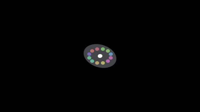 4K Precious Opal Fire Diffraction Visual Effects Fluid Motion Graphic Loop