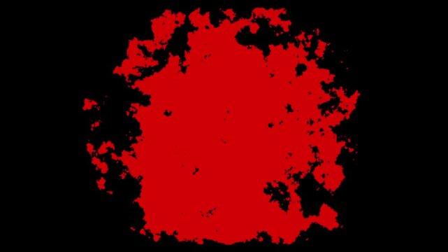 Splatter shape animation displays an energetic paint droplet. Contemporary expressive graphic design layers define splatter shape animation. Creative agencies use the shape.