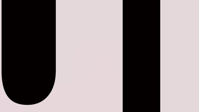 Year July month text icon effect animation .