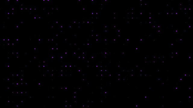 Swirl pattern animation curves around streaming data points. Abstract generative dynamic motion graphics define active swirl pattern animation. Creative media uses pattern.