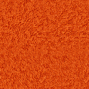 Seamless rust orange teddy plush texture, tileable square pattern tile for textile, upholstery and print design