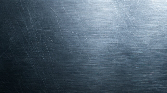Brushed Metal Texture Background with Surface Scratches
