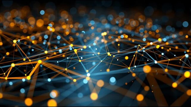 Abstract digital background electromagnetic wave background Innovation digital wave background information technology background The background is the background. gradient wave digital wave banner