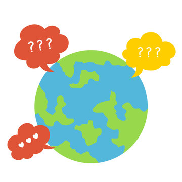 Globe Text Message Bubble