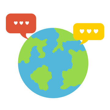 Globe Text Message Bubble