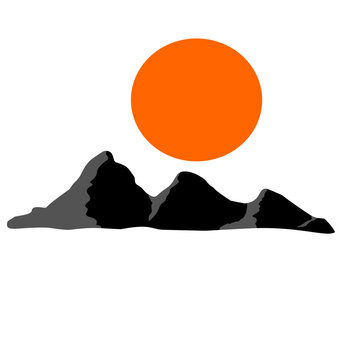 Illustration of Mount Fuji