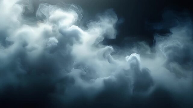 Ethereal Fog Texture Loop With Swirling Mist Drifting Gently And Ambient Depth Forming Softly