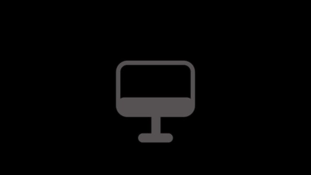 animation - modern tv glitch background. 4k footage pixel motion icon