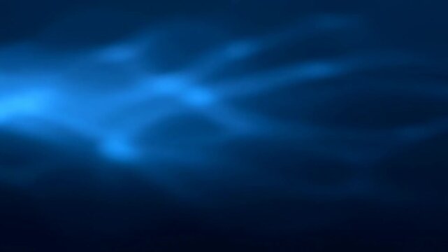 Intentionally blurred blue light forms flow across a dark abstract gradient field. Technology presentations, digital title sequences, and website hero sections.