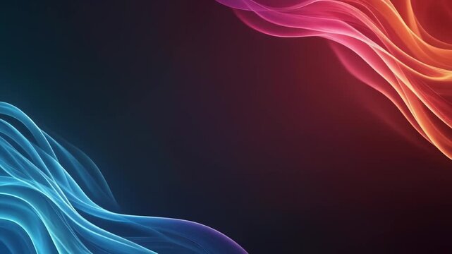 対角に余白を残して広がる光の波紋