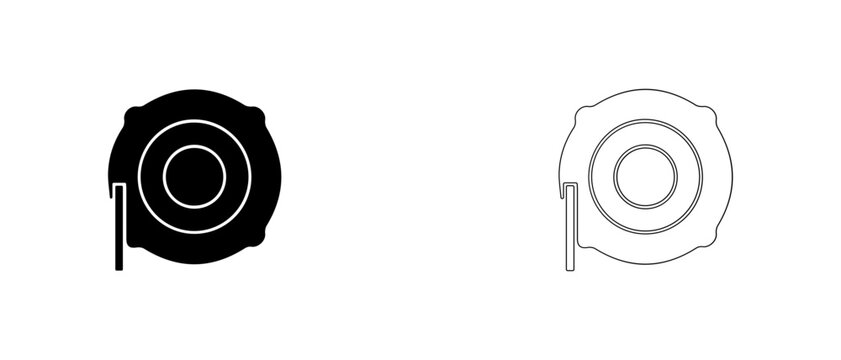 Submersible drainage sewage pump vector icon filled and outline, float switch wastewater pump symbol.