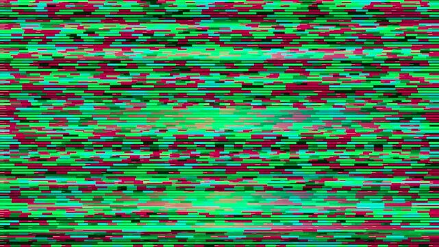Abstract Digital Glitch Noise Video Background