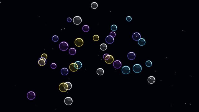 Solar Corona Flare multiverse quantum bubbles & void burst stock motion video rendered with DEEP COSMIC SPACE deep space aesthetics. Perfect for gaming stream background, planetarium visualizers, 