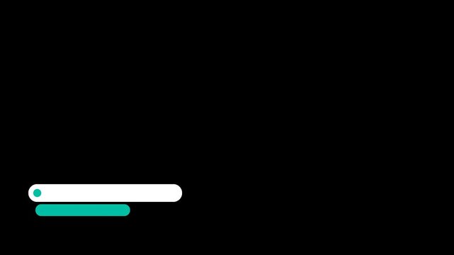 Alpha channel lower third bars pack with sliding shapes for titles and names