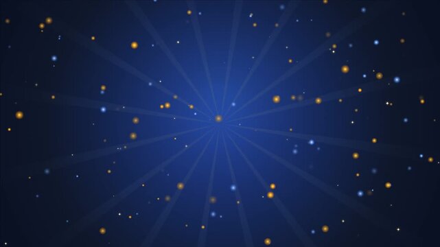 Elegant Dreamy Light Particles Wedding Background Loop, Magical Floating Golden Sparkles, Romantic Celebration Animation, Wedding Ceremony, Reception, Anniversary, Luxury Event and Festive Motion Grap