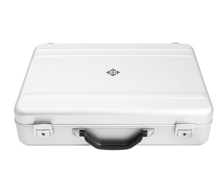 Patek Philippe aluminum service tool case. Milan, Italy, April 24, 2025.