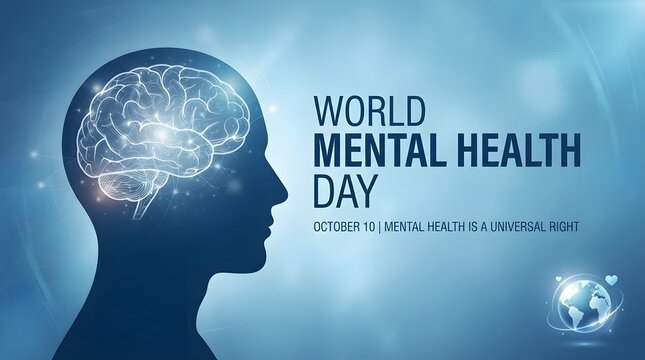 Raising awareness for world mental health day prioritizing wellbeing and reducing stigma for a healthier future