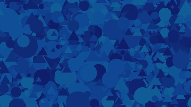 Blue shapes shifting, dynamic abstract background texture, modern digital art