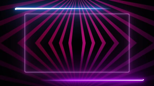 Animation seamless 4k loop Computer generated wallpaper texture element flat style with animation of rounded rectangles, circles lines light shadow 4k neon glow colorful backdrop simple forms pattern