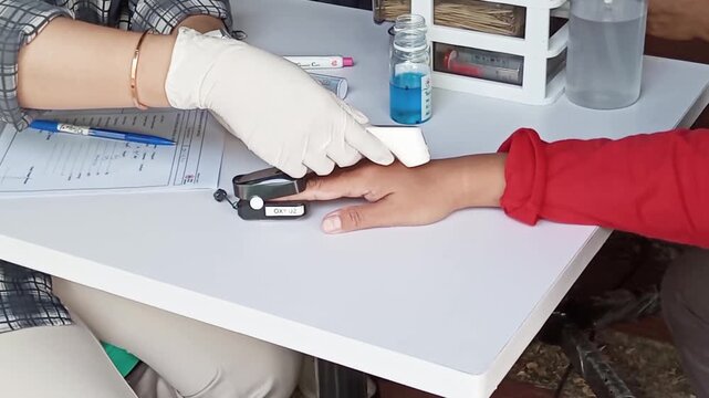 Mandatory medical screening prior to blood donation&mdash;including body temperature checks and oximetry&mdash;aims to assess the prospective donor's eligibility, detect diseases, and prevent transmission.