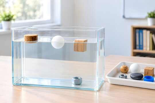 Physics Experiment Demonstrating Floating, Sinking and Buoyancy in Water

Keywords