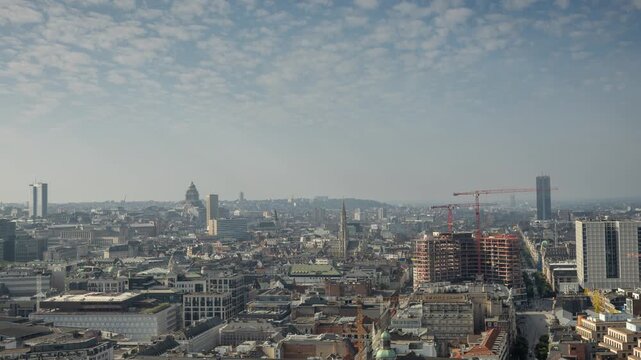 buildings in brussels skyline 