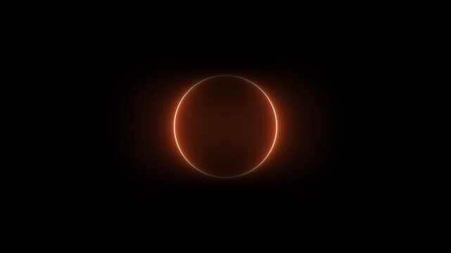 Abstract neon circle radio waves looping background.Radio wave signal, radar concept.Radio waves seamless animation background video with alpha chanel.4k video